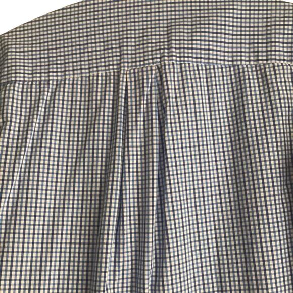 Club room men's button down shirt plaid dress fitted easy care 15 - Picture 12 of 12